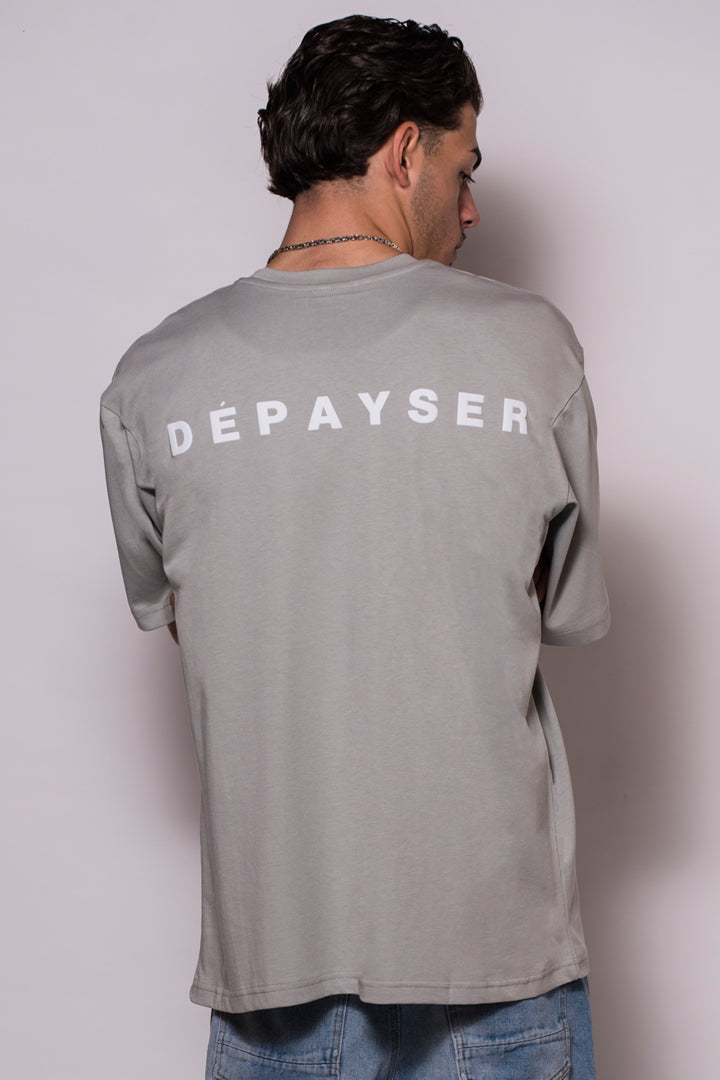 OVERSIZED TSHIRT STONE GREY