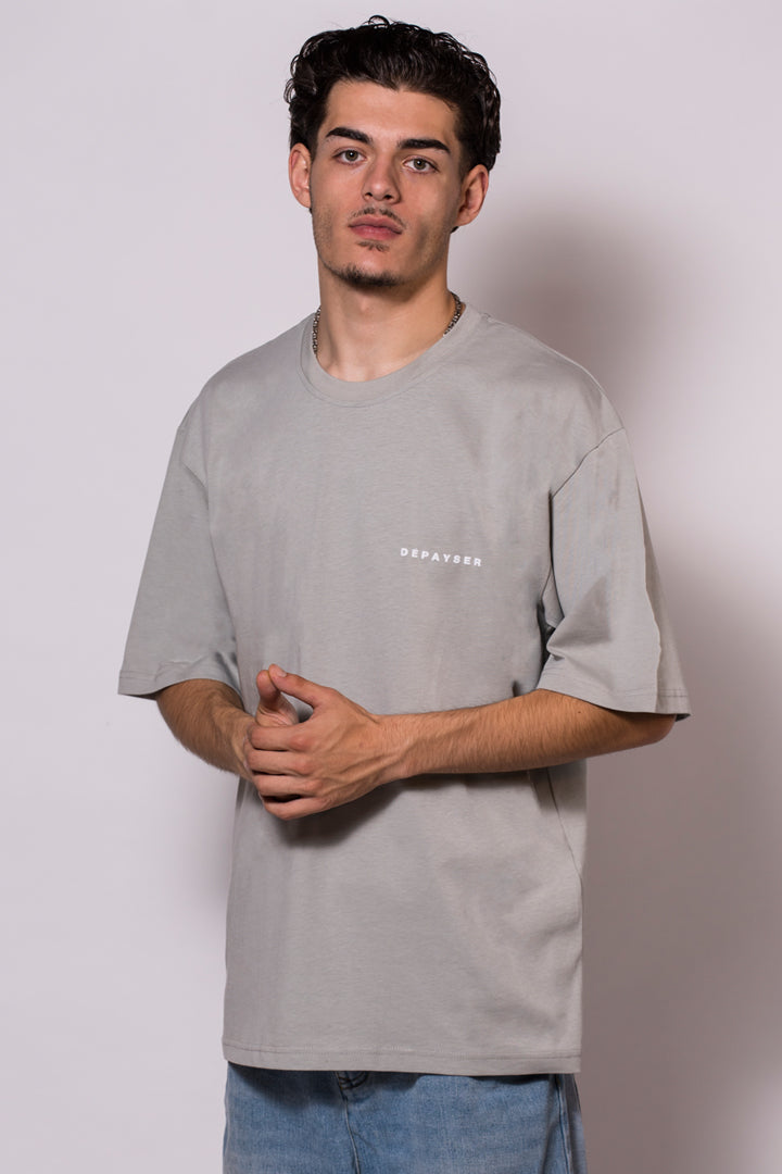 OVERSIZED TSHIRT STONE GREY