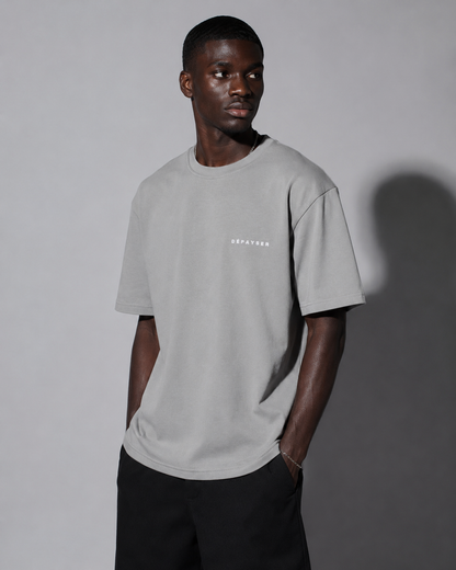 OVERSIZED TSHIRT STONE GREY
