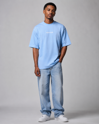 OVERSIZED TSHIRT BABY BLUE