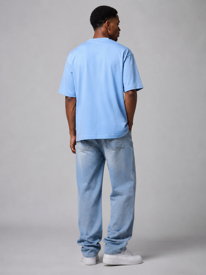 OVERSIZED TSHIRT BABY BLUE