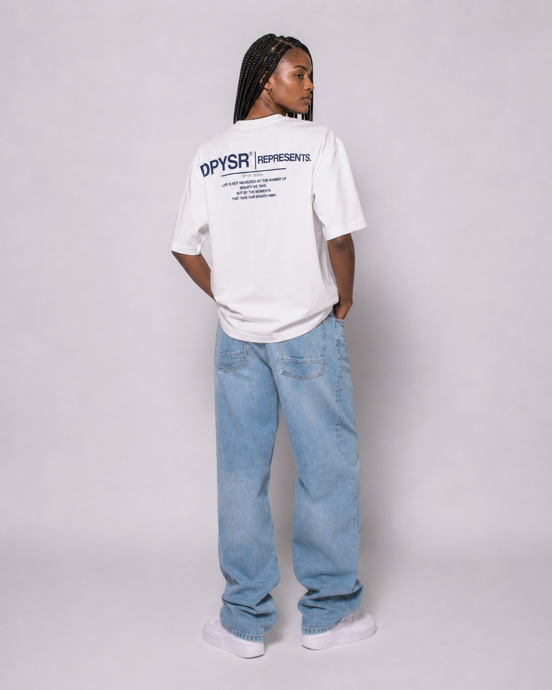 OVERSIZED TSHIRT ECRU WHITE (DPYSR)