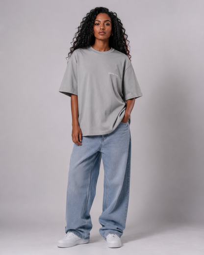 OVERSIZED TSHIRT STONE GREY