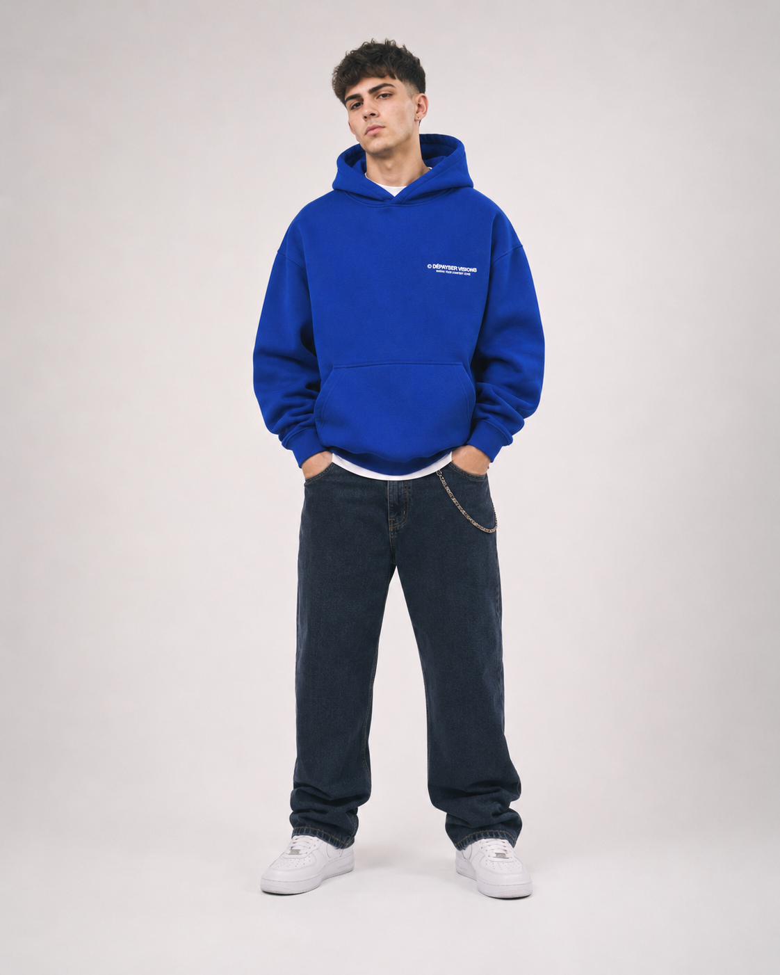 OVERSIZED HOODIE DEEP OCEAN (LIMITED) "MAIN CHARACTER " 1 of 300