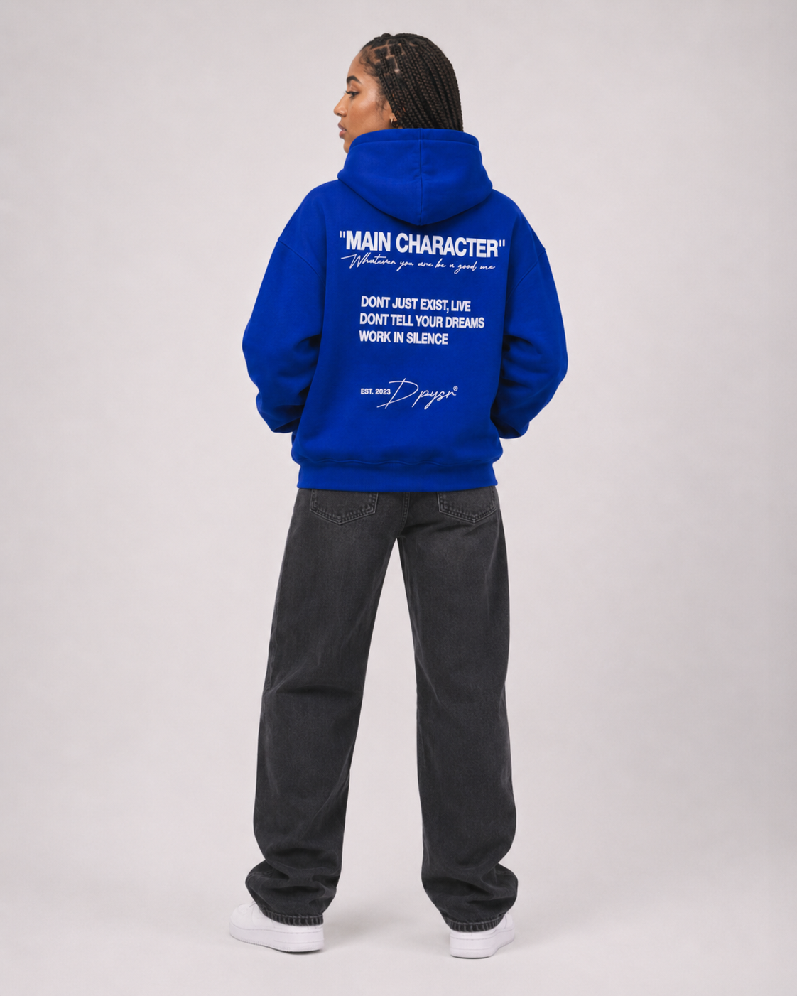 OVERSIZED HOODIE DEEP OCEAN (LIMITED) "MAIN CHARACTER " 1 of 300