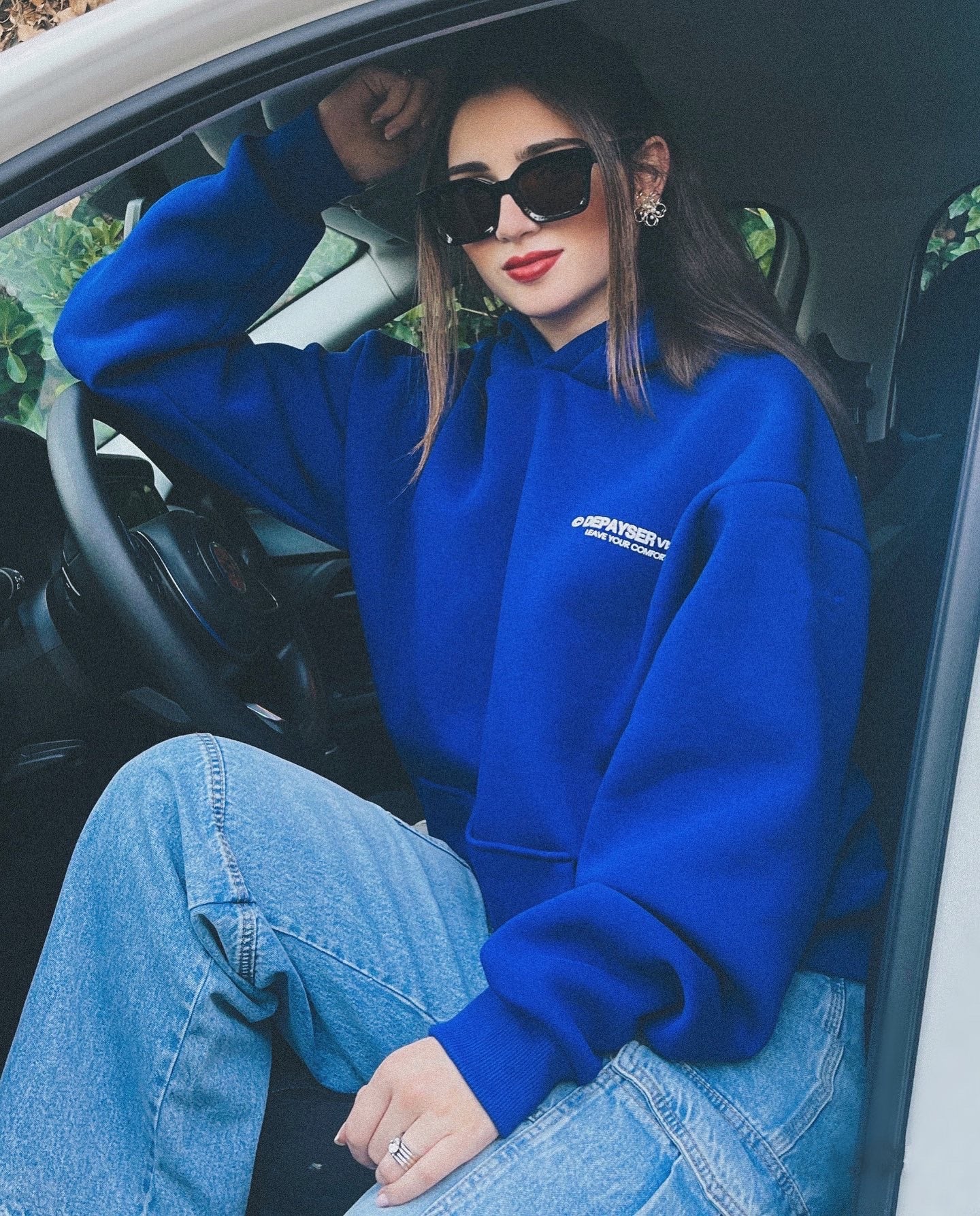 OVERSIZED HOODIE DEEP OCEAN (LIMITED) "MAIN CHARACTER "