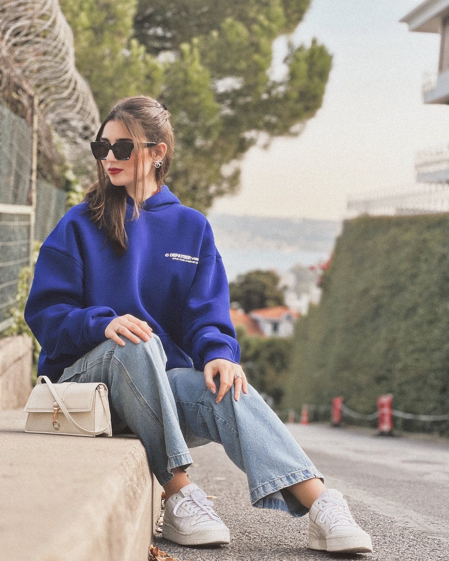 OVERSIZED HOODIE DEEP OCEAN (LIMITED) "MAIN CHARACTER "