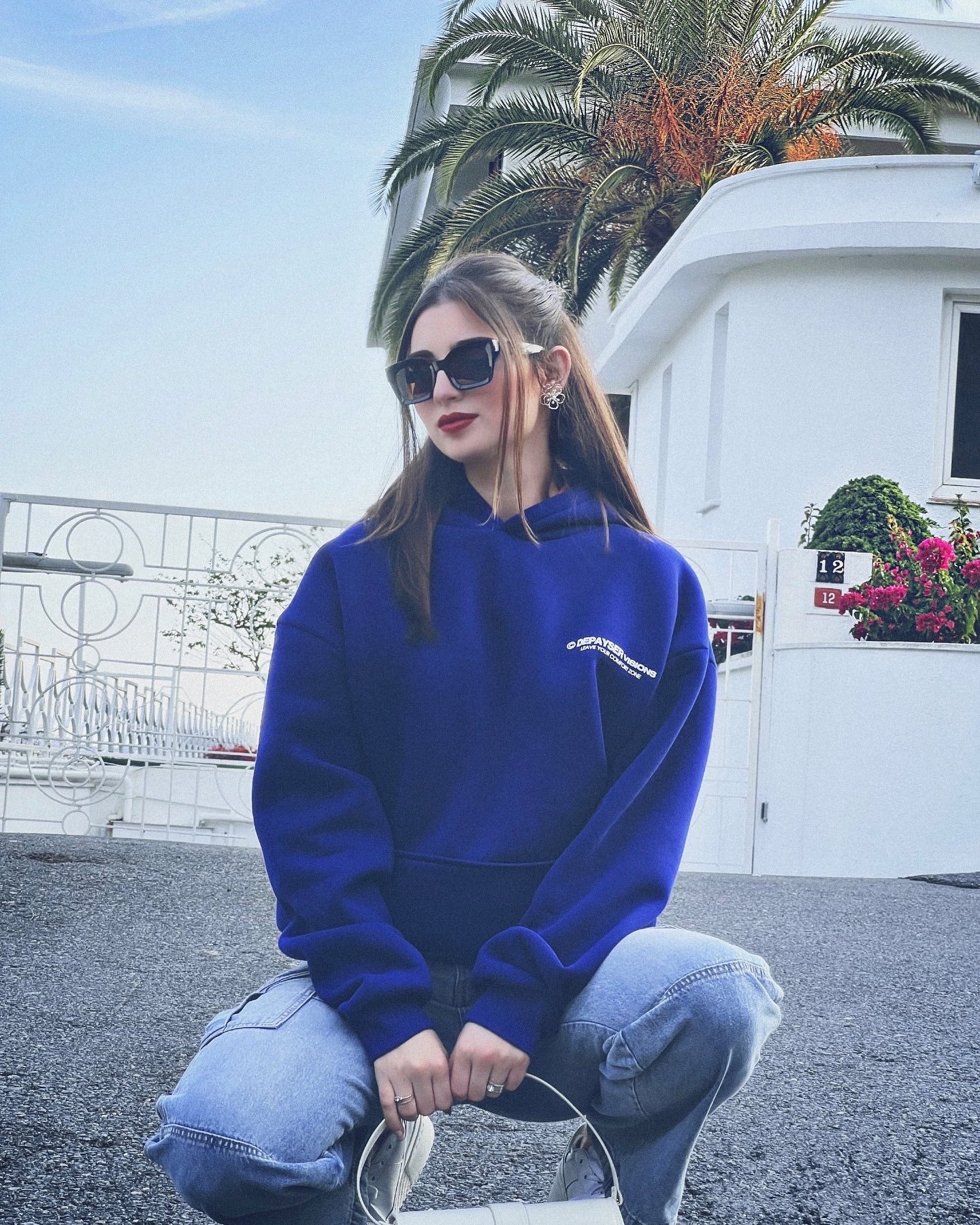 OVERSIZED HOODIE DEEP OCEAN (LIMITED) "MAIN CHARACTER "