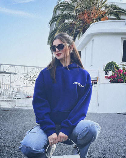 OVERSIZED HOODIE DEEP OCEAN (LIMITED) "MAIN CHARACTER "