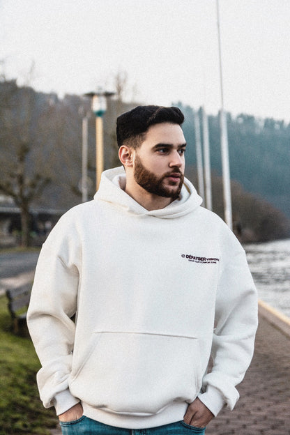OVERSIZED HOODIE CREAMY WHITE (LIMITED) "MAIN CHARACTER "
