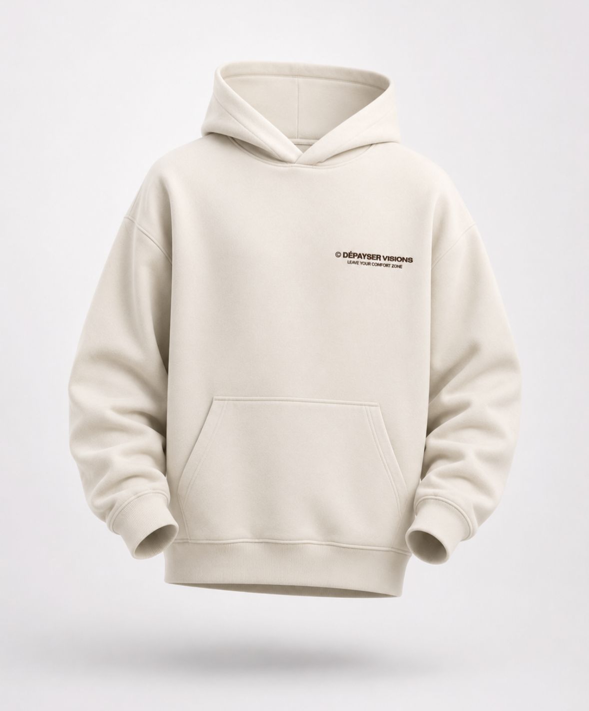 OVERSIZED HOODIE CREAMY WHITE (LIMITED) "MAIN CHARACTER " 1 of 300
