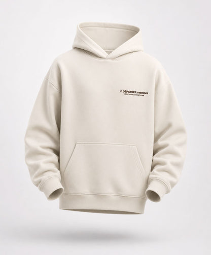 OVERSIZED HOODIE CREAMY WHITE (LIMITED) "MAIN CHARACTER " 1 of 300