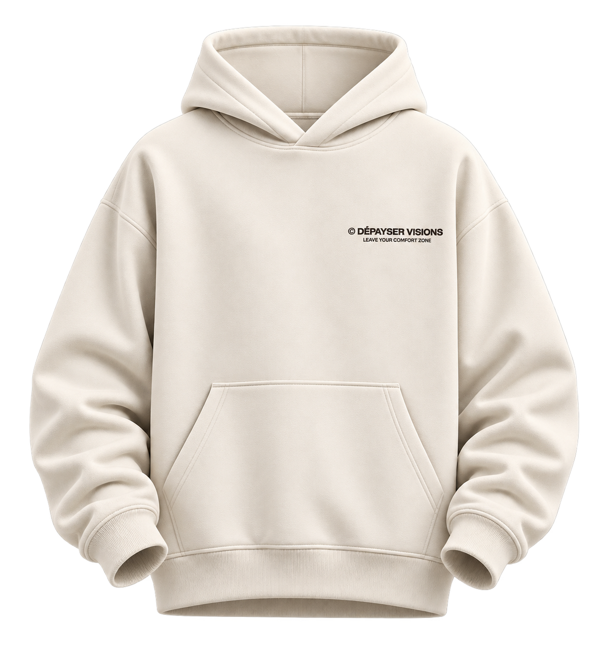 OVERSIZED HOODIE CREAMY WHITE (LIMITED) "MAIN CHARACTER " 1 of 300