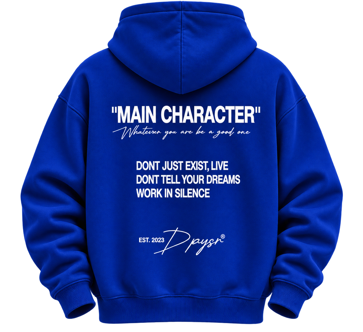 OVERSIZED HOODIE DEEP OCEAN (LIMITED) "MAIN CHARACTER " 1 of 300