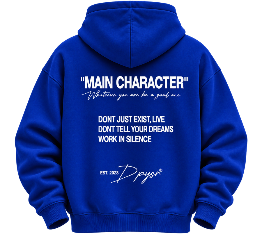 OVERSIZED HOODIE DEEP OCEAN (LIMITED) "MAIN CHARACTER " 1 of 300