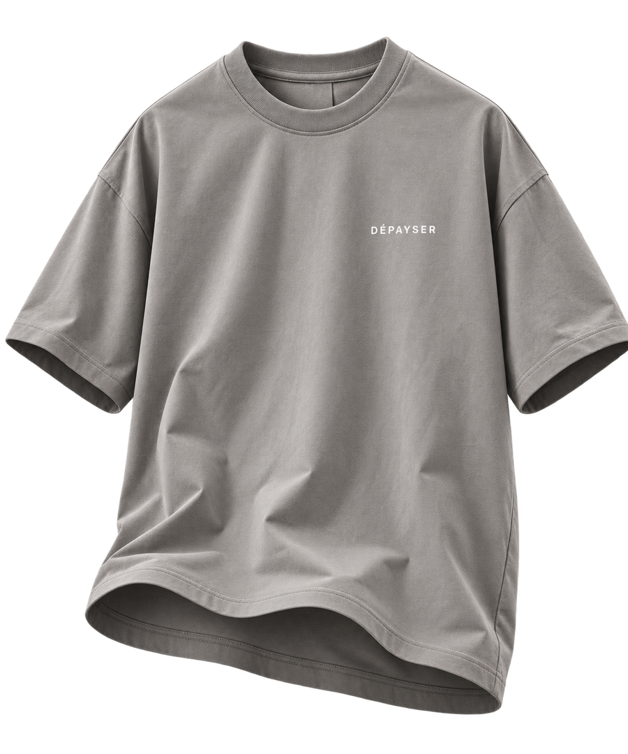 OVERSIZED TSHIRT STONE GREY