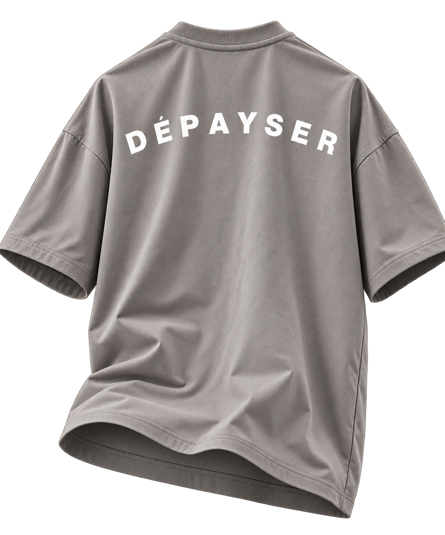 OVERSIZED TSHIRT STONE GREY