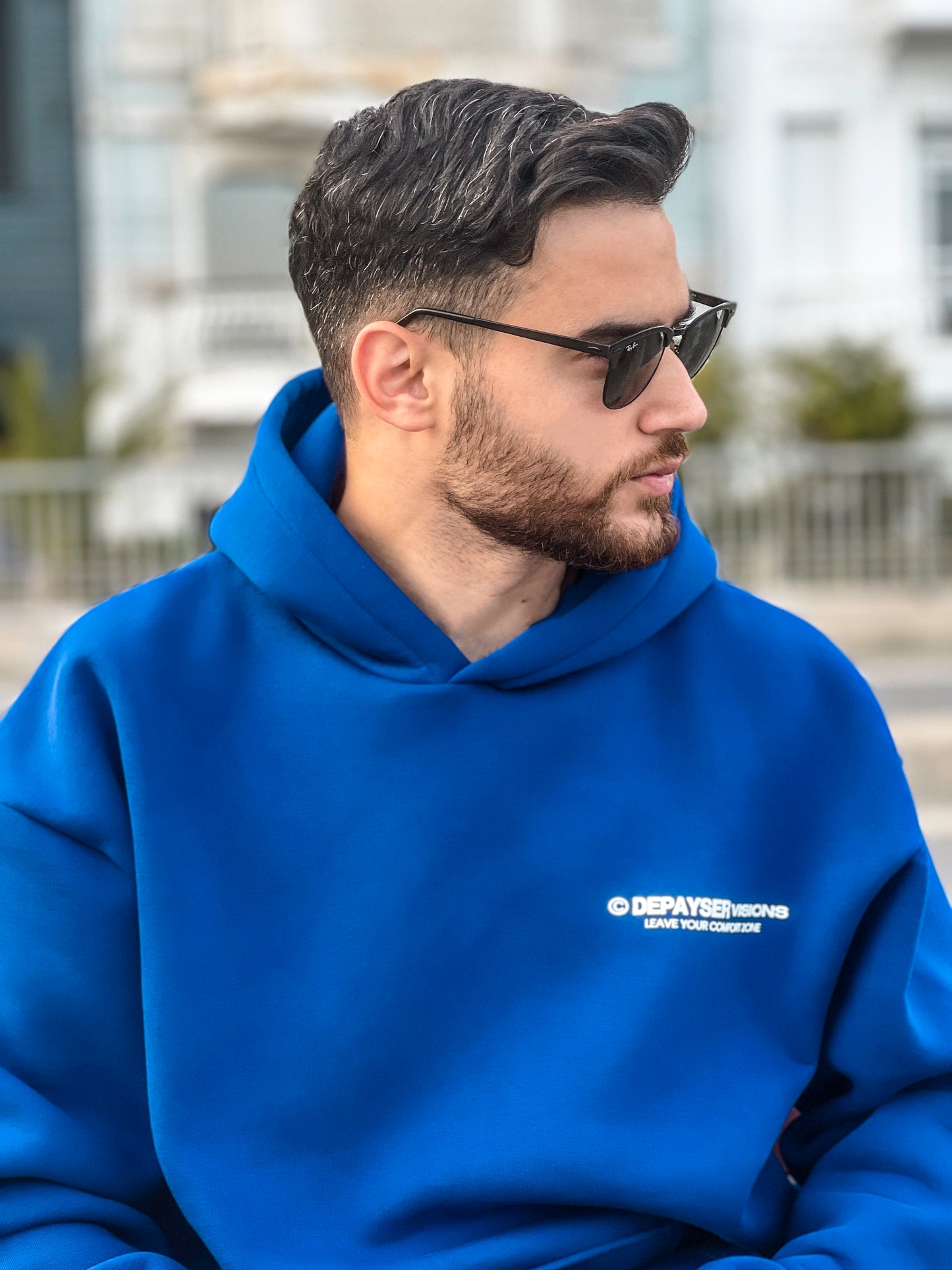 OVERSIZED HOODIE DEEP OCEAN (LIMITED) "MAIN CHARACTER "