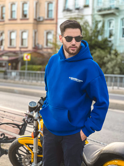 OVERSIZED HOODIE DEEP OCEAN (LIMITED) "MAIN CHARACTER "