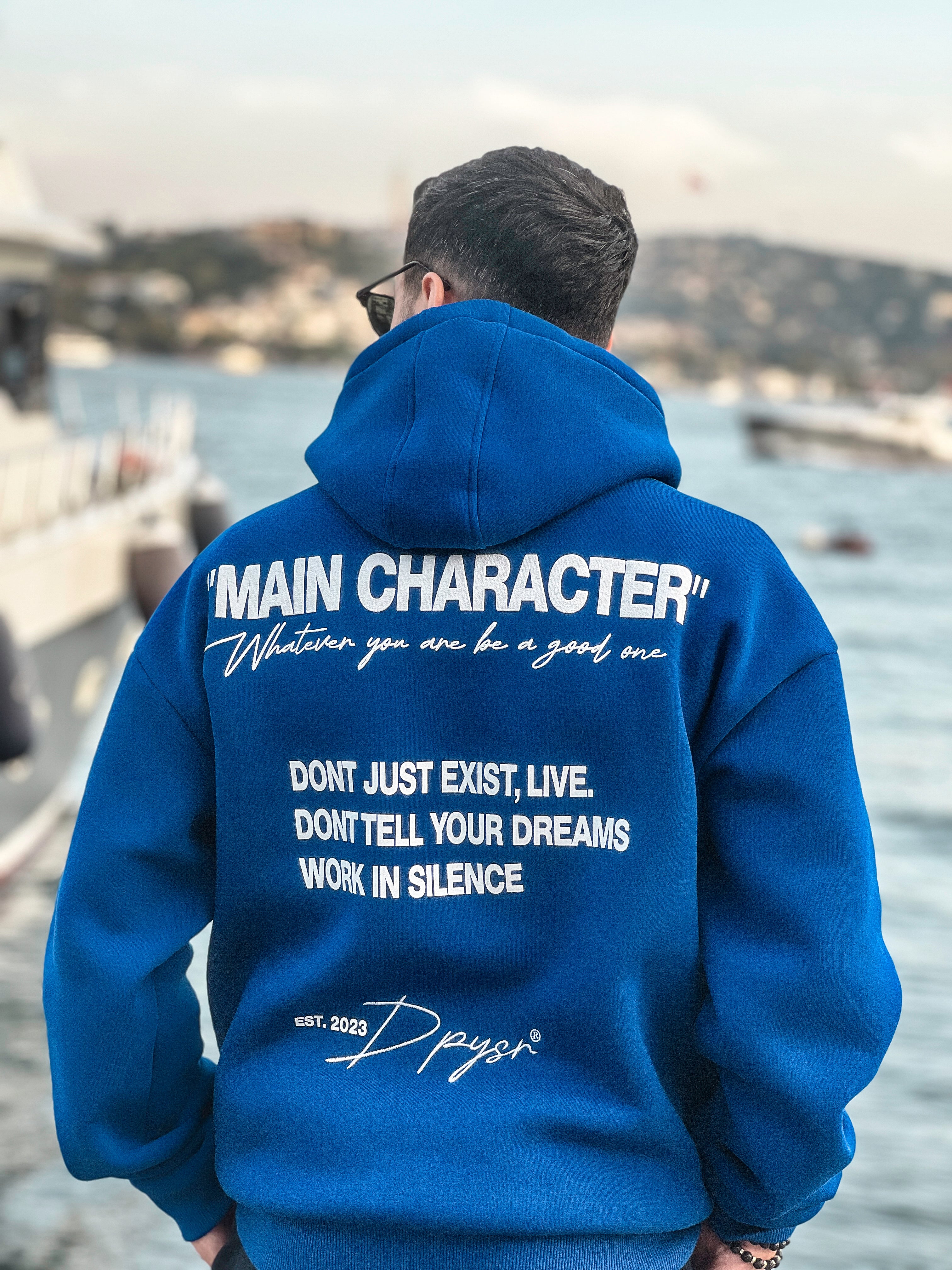 OVERSIZED HOODIE DEEP OCEAN (LIMITED) "MAIN CHARACTER " 1 of 300