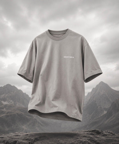 OVERSIZED TSHIRT STONE GREY