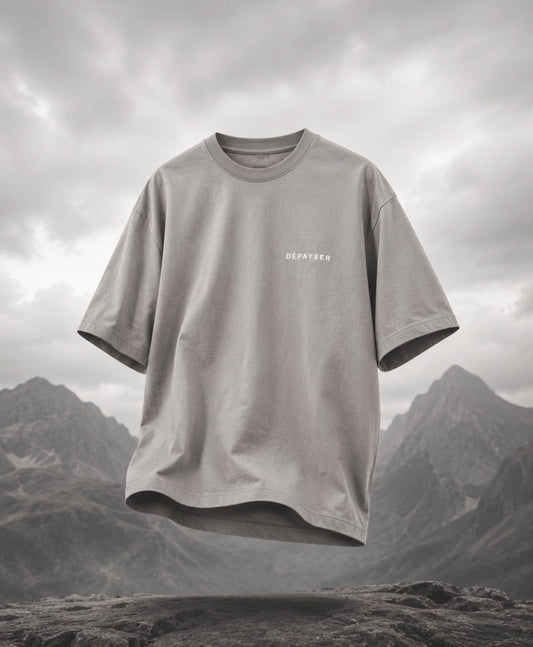 OVERSIZED TSHIRT STONE GREY