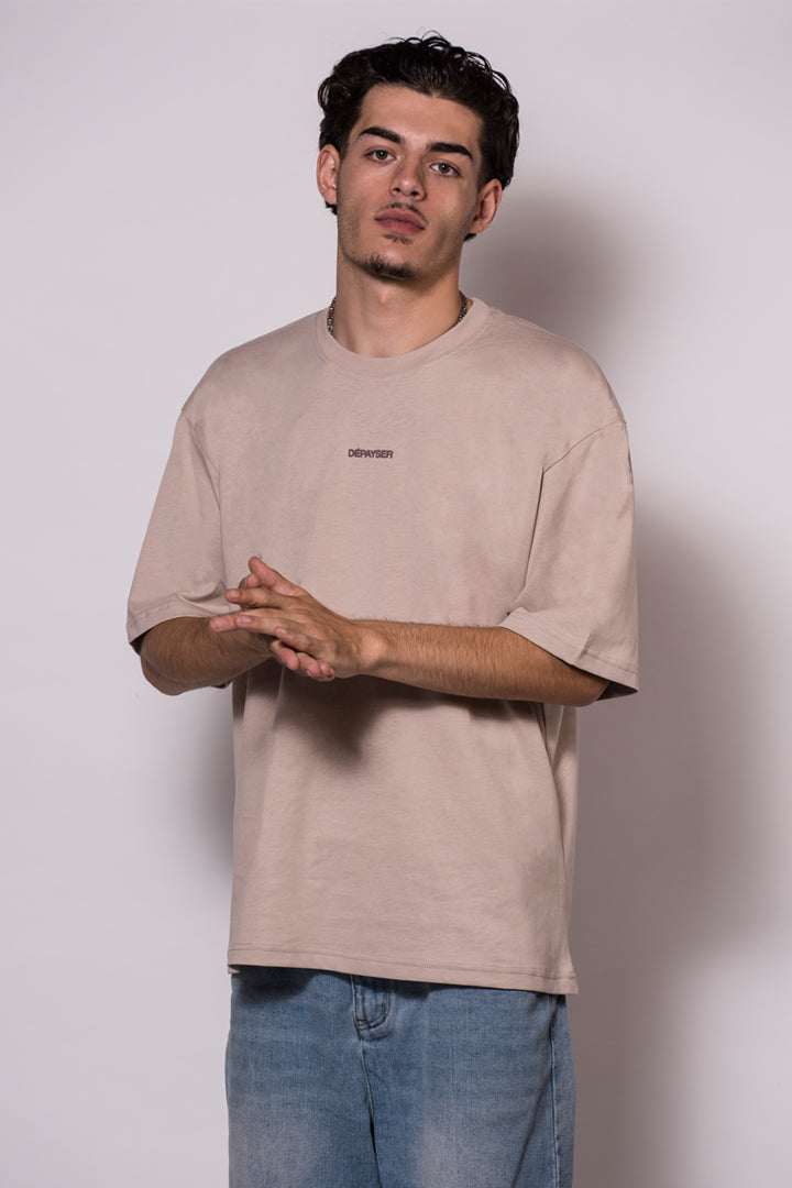 OVERSIZED TSHIRT BEIGE (DPYSR)