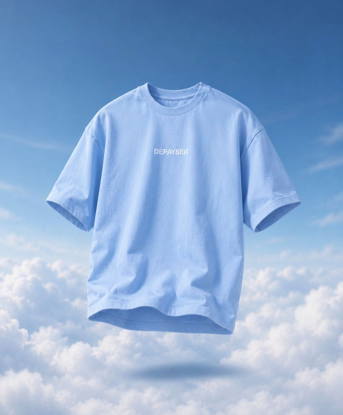 OVERSIZED TSHIRT BABY BLUE
