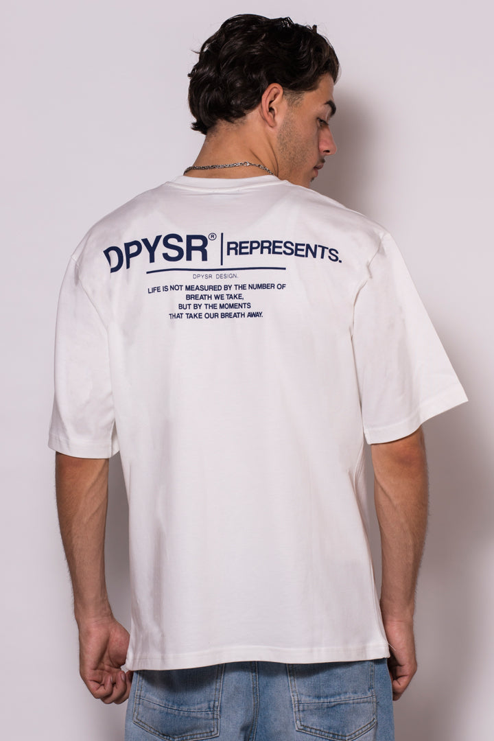 OVERSIZED TSHIRT ECRU WHITE (DPYSR)